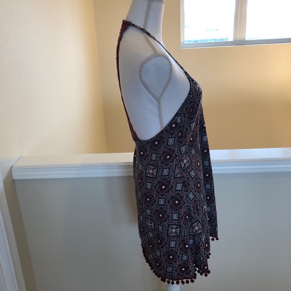 ASOS - Pattern Dress or Coverup - Maroon - Size 6 - Picture 6 of 8